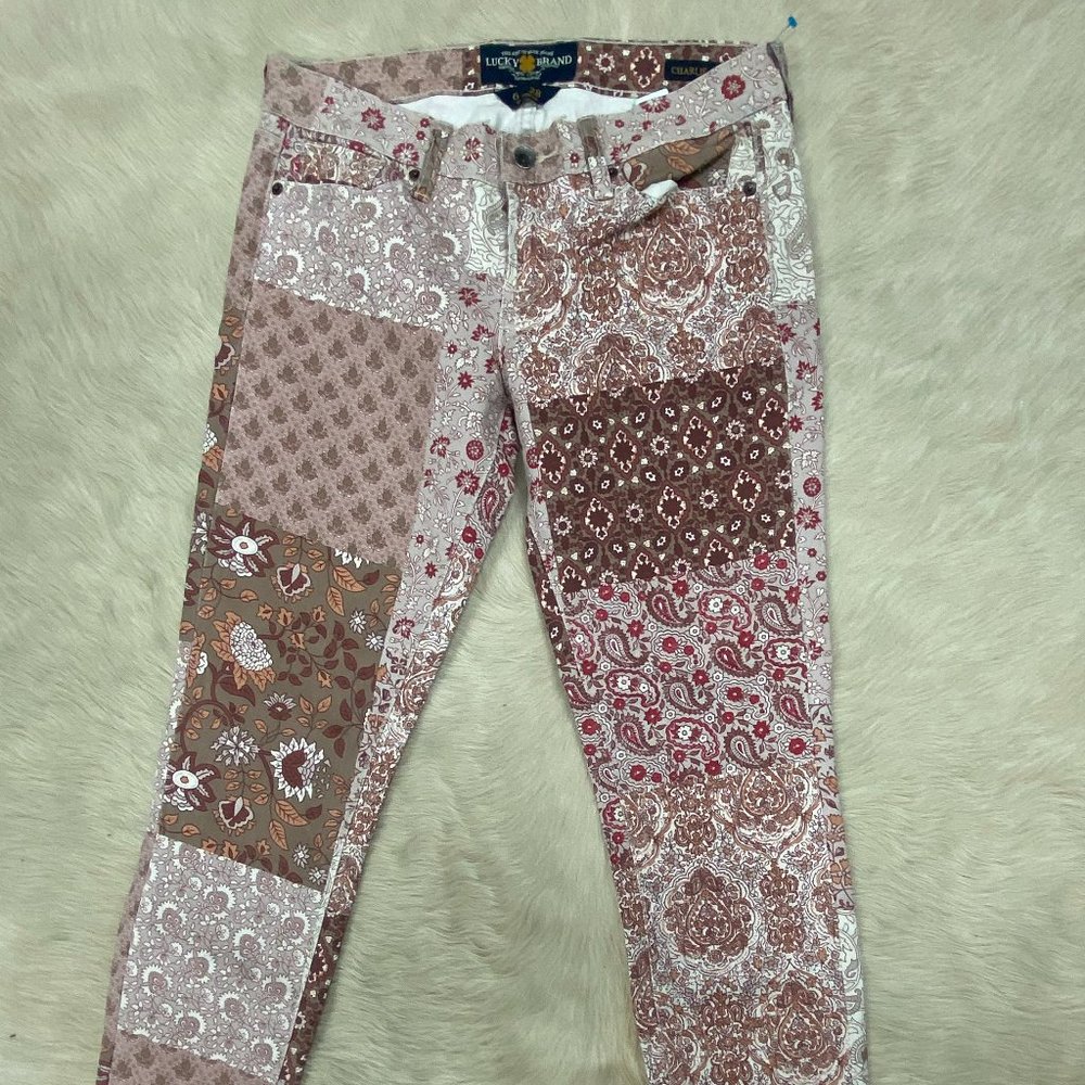 The Lucky Brand Flower Jeans